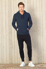 Load image into Gallery viewer, The Conquer Hoodie - Rich Navy Heather
