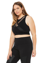 Load image into Gallery viewer, Line Crop Tank - Black