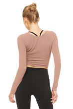Load image into Gallery viewer, Amelia Luxe Long Sleeve Crop