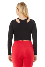 Load image into Gallery viewer, Arch Long Sleeve Top - Black