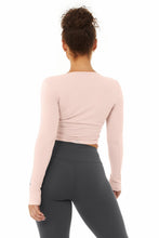 Load image into Gallery viewer, Gather Long Sleeve - Pink Mauve