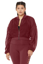 Load image into Gallery viewer, Field Crop Jacket - Black Cherry