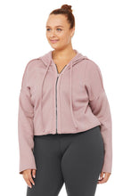 Load image into Gallery viewer, Cruiser Crop Jacket - Dusted Plum