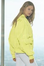 Load image into Gallery viewer, It Girl Bomber - Neon Shock Yellow