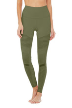 Load image into Gallery viewer, High-Waist Moto Legging