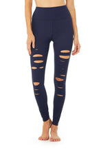 Load image into Gallery viewer, High-Waist Ripped Warrior Legging