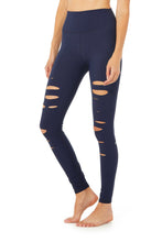 Load image into Gallery viewer, High-Waist Ripped Warrior Legging