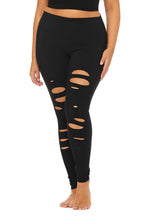 Load image into Gallery viewer, High-Waist Ripped Warrior Legging
