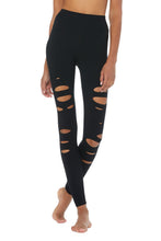 Load image into Gallery viewer, High-Waist Ripped Warrior Legging