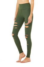 Load image into Gallery viewer, High-Waist Ripped Warrior Legging