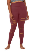 Load image into Gallery viewer, High-Waist Ripped Warrior Legging