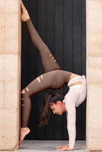 Load image into Gallery viewer, High-Waist Ripped Warrior Legging