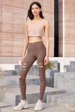 Load image into Gallery viewer, High-Waist Ripped Warrior Legging