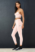 Load image into Gallery viewer, 7/8 High-Waist Checkpoint Legging - Pink Mauve