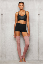 Load image into Gallery viewer, Goddess Leg Warmers - Smoky Quartz Heather