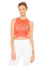 Load image into Gallery viewer, Vixen Fitted Crop Tank - White