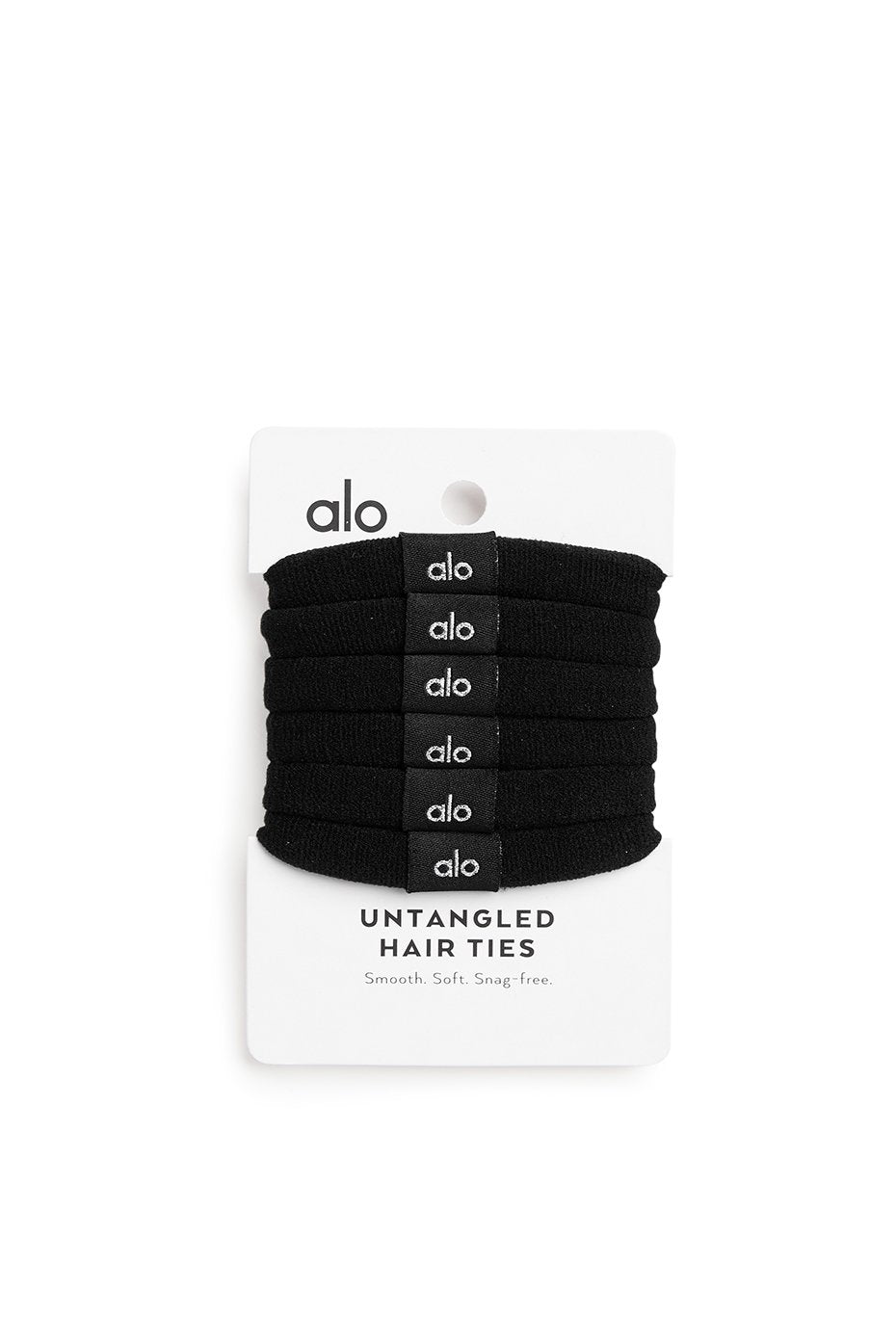 ヘアアクセサリー [Alo Yoga] Untangled Hair Tie 6-Pack Untangled Hair Tie 6-Pack - Black – xmnml.la