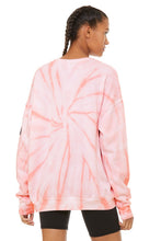 Load image into Gallery viewer, Unisex Tie-Dye Crew - Pink Tie-Dye
