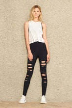 Load image into Gallery viewer, High-Waist Ripped Warrior Legging
