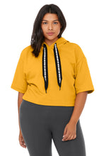 Load image into Gallery viewer, Air Land Ocean Short Sleeve Crop Hoodie

