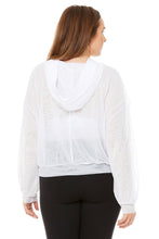 Load image into Gallery viewer, Studio Mesh Hoodie - White
