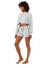 Load image into Gallery viewer, Double Take Pullover &amp; Sweat Short Set
