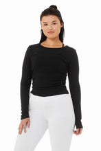 Load image into Gallery viewer, Gather Long Sleeve - Black
