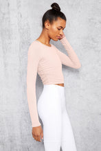 Load image into Gallery viewer, Gather Long Sleeve - Pink Mauve
