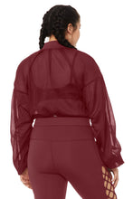 Load image into Gallery viewer, Field Crop Jacket - Black Cherry
