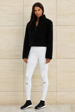 Load image into Gallery viewer, Shanti Half Zip Sherpa - Black
