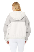 Load image into Gallery viewer, Duality Reversible Sherpa Jacket - Pristine/White/Dove Grey
