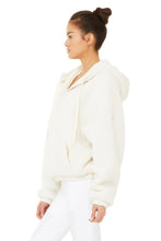 Load image into Gallery viewer, Duality Reversible Sherpa Jacket - Pristine/White/Dove Grey
