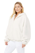 Load image into Gallery viewer, Duality Reversible Sherpa Jacket - Pristine/White/Dove Grey
