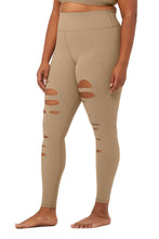 Load image into Gallery viewer, High-Waist Ripped Warrior Legging
