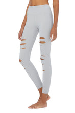 Load image into Gallery viewer, High-Waist Ripped Warrior Legging
