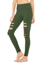 Load image into Gallery viewer, High-Waist Ripped Warrior Legging

