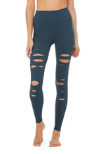 Load image into Gallery viewer, High-Waist Ripped Warrior Legging

