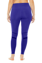 Load image into Gallery viewer, Flocked High-Waist Moto Legging
