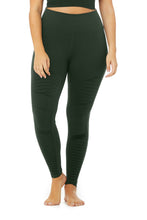 Load image into Gallery viewer, Flocked High-Waist Moto Legging
