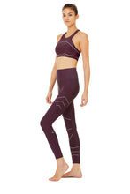 Load image into Gallery viewer, High-Waist Sequence Legging &amp; Bra Set
