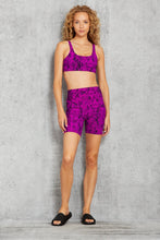 Load image into Gallery viewer, High-Waist Snakeskin Vapor Short - Purple Pop
