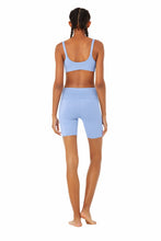 Load image into Gallery viewer, High-Waist Lace-Up Short &amp; Glitter Bra Set
