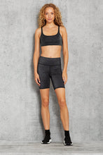 Load image into Gallery viewer, High-Waist Biker Short &amp; Glitter Bra Set
