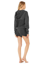 Load image into Gallery viewer, Avenue Hoodie &amp; Sweat Short Set
