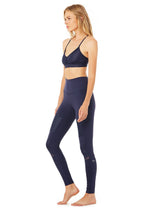 Load image into Gallery viewer, Sunny Strappy Bra &amp; High-Waist Moto Legging Set
