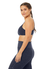 Load image into Gallery viewer, Alosoft Lounge Bra - Rich Navy Heather
