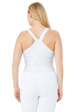 Load image into Gallery viewer, Alo Brilliance Real Bra Tank - White Oil Slick
