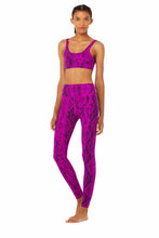 Load image into Gallery viewer, Vapor Snakeskin Bra &amp; High-Waist Legging Set

