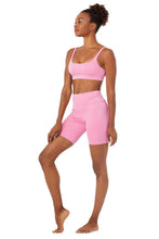 Load image into Gallery viewer, High-Waist Biker Short &amp; Glitter Bra Set
