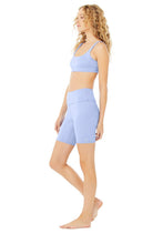 Load image into Gallery viewer, High-Waist Biker Short &amp; Glitter Bra Set
